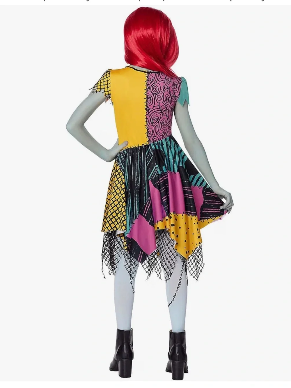 Spirit Halloween Nightmare Before Christmas Sally Child Costume Size XL 14-16